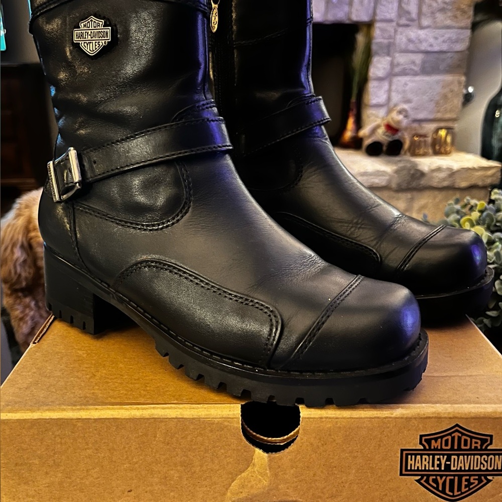Harley-Davidson Black Riding Boots